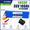 Batteria al litio 36V 100Ah 18650 10S3P con connettore XT60‑JST 1000W con BMS per bicicletta elettrica modificata, scooter elettrico, veicolo elettrico. Disponibilità locale UE, magazzino in Polonia,