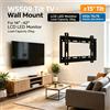NONE Supporto da Parete Inclinabile per TV WETECH W5509 Adatto a Monitor LCD LED da 14‑42 Pollici, Carico Massimo 25kg ±15 ° Supporto per TV da Parete Fisso con Regolazione dell'Inclinazione, Compatibile