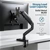 NONE Supporto per monitor con molla a gas regolabile in inclinazione WETECH W5537 per schermi da 17-30 pollici, ideale per uffici open space con visualizzazione dello schermo multi-angolo.