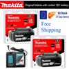 Makita Batteria Originale Makita 18V 6Ah 6000mAh BL1860 BL1850B BL1850 BL1840 BL1830B Batteria al Litio Ricaricabile Makita