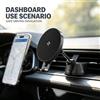 NONE Supporto Magnetico Universale per Telefono Auto, Rotazione a 360 Gradi, Supporto a Ventosa per Cruscotto e Parabrezza, Gadget per Navigazione Smartphone