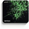 NONE Tappetino per Mouse da Gaming 30x25cm con Base in Gomma Antiscivolo e Superficie in Lycra, Tappetino da Scrivania per Ufficio con Motivi Multipli
