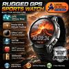 GUHUAVMI [Disponibilità EU] Smartwatch GPS con Mappe L1 + L2 Dual Band, Robusto e Durevole, per Uomini e Donne, Mappe Offline, Impermeabile 5ATM, Bussola, Monitoraggio Frequenza Cardiaca, Ossigeno nel Sangue,