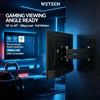 NONE Supporto TV da Parete a Braccio Singolo con Movimento Completo WETECH W5517 Carico Massimo 36kg ±60 ° Supporto da Parete Inclinabile per Monitor a Schermo Piatto da 14-42 Pollici VESA per Ufficio