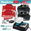 Makita Batteria Originale Makita 18V 6.0Ah, Batteria Ricaricabile agli Ioni di Litio 18V 6000mAh, Batteria Sostitutiva BL1860 BL1850 BL1860B