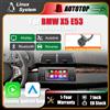 AUTOTOP Schermo Multimediale da 7 Pollici con Sistema Linux, CarPlay Wireless e Android Auto per BMW X5 E53 1999-2006, Radio Auto con Bluetooth, GPS, Navigazione, DSP, Touch Screen e Telecamera di Retromarcia