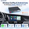 AUTOTOP Decoder Wireless Apple CarPlay Android Auto per Alfa Romeo Giulia 952 Stelvio 949 2017-2019 Interfaccia di Retrofit per Schermo Originale AirPlay MirrorLink Bluetooth AUX USB Telecamera OEM