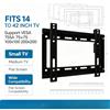 NONE Supporto da Parete per TV WETECH W5509, Inclinabile e Regolabile, per Monitor LCD LED da 14-42", Capacità 25KG ±15° ° Supporto inclinabile VESA 75x75 100x100 200x200 per installazione a parete in