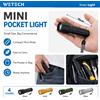 NONE Affidabile Torcia LED Portatile con Corpo in Metallo, Fascio di Luce Focalizzato a 50m, Resistente agli Schizzi IPX3, Compatta con Cordino, Funzionante con 3 Batterie AAA per Scenari Esterni e