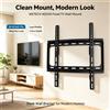 NONE WETECH W5510 Supporto a Parete per TV Fisso Resistente 26‑63 Pollici, Staffa per Display a Schermo Piatto, Capacità di Carico 50KG, VESA 200‑400mm, Installazione a Parete per Intrattenimento Domestico