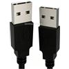 NONE Cavo di prolunga USB 2.0 maschio-maschio 1,5 m 2A per trasferimento dati ad alta velocità e ricarica per PC, laptop, fotocamera