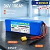 Batteria di ricambio 36V 100000mAh per monopattino elettrico da 500W, batteria al litio a lunga durata con celle 10S2P 18650