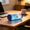 NONE Altoparlante Wireless LED Colorato Lampeggiante con Extra Bass, Lettore Multimediale FM TF USB per Intrattenimento in Feste e Dormitori