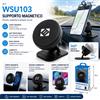 NONE Supporto Magnetico per Telefono da Auto Multi-Opzione, Montaggio Adesivo su Cruscotto, Supporto a Ventosa con Collo Flessibile, Rotazione a 360° per Parabrezza e Cruscotto Auto, Navigazione GPS