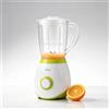 NONE Frullatore Elettrico 600W 1.5L Grande Capacità, Mixer per Frutta con 2 Velocità e Funzione Pulse, Frullatore per Frullati, Succhi, Alimenti per Bambini e Bevande Vegetali