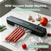 NONE Macchina per il Sottovuoto 90W 60Kpa, Sigillatrice Automatica con 10 Sacchetti per la Conservazione degli Alimenti, Elettrodomestico da Cucina per la Conservazione degli Alimenti
