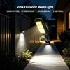 NONE Wetech W2706 Lampada Solare Impermeabile da 1200mAh con Accensione/Spegnimento Automatico al Crepuscolo per Ingresso di Fattorie Rurali, Illuminazione di Sicurezza Continua
