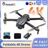 podofo Drone Podofo 4k Professionale con Doppia Fotocamera, Mini Elicottero Quadricottero Giocattolo con Evitamento Ostacoli, Drone RC Pieghevole con Modalità Headless, Mini Droni