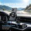 NONE Supporto Magnetico per Telefono da Auto Compatibile con Magsafe, Rotabile a 360°, per Navigazione su Cruscotto durante Viaggi Urbani e Fuoristrada, Montaggio Stabile