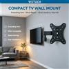 NONE Supporto da Parete per Schermo VESA 50x50 100x100mm WETECH, Staffa a Movimento Completo, Girevole e Inclinabile, per Sala Studio, Display da 10‑32 Pollici, Carico Massimo 10kg, con Livella Integrata