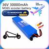 DAWEIKALA Batteria per monopattino elettrico 36V 30Ah, celle 18650 di grado A, 10S3P, 500W-1000W, BMS integrato, connettori XT30 JST, lunga autonomia, sicura e durevole, consegna rapida da magazzino UE.