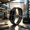NONE Wetech Wx10 Smartwatch Sottile con Schermo Touch e Chiamate Bluetooth per Camminatori Mattutini e Registrazione Dati Fitness All'aperto Durante Tutto il Giorno