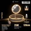 NONE Caricatore Wireless Magnetico a Induzione Rapida da 25W, Cavo USB-C Intrecciato in Nylon Resistente all'Usura da 120 cm, Cavo di Ricarica Compatibile MagSafe per Serie iPhone