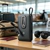 NONE WETECH WL22 Power Bank Magnetico Wireless a Tripla Uscita da 10000mAh, Ricarica Rapida PD 22.5W, Cavo USB-C Integrato, Display Digitale, Caricabatterie Esterno Portatile