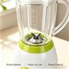 NONE Mixer Wetech W6304 con Funzione a Impulsi a 2 Velocità, 600W, Caraffa da 1,5L per Frullati Nutrienti Fatti in Casa