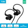 TRN MTX Auricolare In-Ear Dinamico a Doppio Magnete da 10mm con Bassi Potenti, Cavo Staccabile 2Pin da 0,78mm per Musica e Gaming