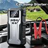 NONE Avviatore di Emergenza per Auto Portatile con Compressore d'Aria 3200A, Booster Batteria Auto 150PSI, Pompa per Pneumatici 12V, Power Bank per Auto
