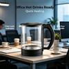 NONE Bollitore in vetro borosilicato Wetech W6204 da 1,5L 2200W per piccoli monolocali, ideale per la preparazione quotidiana di bevande calde a base di erbe.