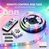 NONE Striscia LED RGB WETECH, Flessibile, Impermeabile IP65, Perline SMD2835 5050, Alimentazione USB 5V DC12V con Telecomando, Nastro Regolabile per Camera da Letto, Retroilluminazione TV Immersiva, Stile