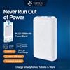 NONE WETECH WL52 Power Bank Portatile Sottile da 5000mAh, Doppia Porta USB 5V 2.1A, Batteria Esterna, Ingresso Micro USB, Mini Caricabatterie per Telefono Cellulare