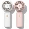 NONE Ventilatore Tascabile USB Ricaricabile 3W Mini Ventilatore Portatile 3 Livelli di Velocità Batteria da 450mAh Ventilatore Portatile per Viaggi all'Aperto Ufficio Casa Bianco Rosa