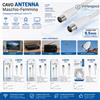 NONE Cavo per Antenna TV 9.5mm Maschio-Femmina, 1.5m/3m/5m/10m Cavo Coassiale per TV, Decoder e Radio, Connessione Stabile del Segnale, Plug & Play