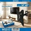 NONE Supporto TV Monobraccio Robusto WETECH W5517, Carico Massimo 36 Kg, per Angolo Intrattenimento in Cucina, Regolazione Flessibile della Posizione per Schermi Piccoli