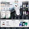NONE Kit Caricabatterie Auto Rapido USB-C PD 20W, Adattatore a Doppia Porta USB-A 18W con Cavo USB-C e Cavo Lightning per Smartphone