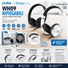 NONE Cuffie Pieghevoli con Cavo, Stereo con Bassi Profondi, Jack da 3,5 mm, Leggere e Confortevoli per Telefono, PC e Laptop