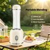 NONE Frullatore da viaggio con quattro lame in acciaio inossidabile Wetech W6314, bicchiere in PCTG da 600 ml, per preparare bevande alla frutta nutrienti e fatte in casa durante i weekend in montagna.
