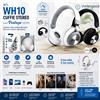 NONE Cuffie Cablate Stereo con Bassi Potenti, Design Pieghevole, Jack da 3,5 mm, Cavo Rimovibile, Auricolari Comodi per Cellulare, PC e Viaggi