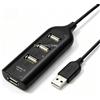 NONE Hub USB 2.0 a 4 Porte, Adattatore Espansore USB Portatile, Alta Velocità 480Mbps per Laptop, PC e Desktop