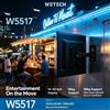 NONE Supporto da Parete per TV WETECH W5517 a Braccio Singolo Girevole per TV LED LCD Piatte da 14-42 Pollici, Capacità di Carico 36kg ±60 ° Supporto da Parete Inclinabile VESA 60x60‑200x200