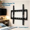 NONE Supporto TV da Parete Fisso per Uso Intensivo Wetech W5510 per Penthouse Urbani, Montaggio Sottile per Schermi Grandi, per Serate di Cinema in Relax