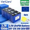 VariCore 4 pezzi Batteria LiFePO4 3.2V 150Ah per fai-da-te 4s 8s 12V 24V 36V per Golf Cart, Moto, Auto Elettrica, Viaggi, Batterie Solari di Grado A, senza tasse doganali
