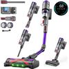 CIRCLIO（家电） S1 Flex Pro Aspirapolvere senza fili 58 kPa/600 W, silenzioso ≤62 dB, fino a 75 min, sensore polvere con aspirazione automatica, filtro HEPA a 6 stadi, spazzola LED, contenitore 1,6 L, autoportante