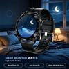 NONE Smartwatch Wetech Wx11 con Monitoraggio della Salute e Chiamate Bluetooth per Escursionisti e Viaggiatori su Lunghe Distanze, Controllo in Tempo Reale del Livello di Ossigeno nel Sangue
