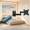 NONE Supporto TV WETECH W5514 con livella integrata, struttura completamente orientabile e inclinabile, capacità di carico 10 kg, attacco VESA 50x50‑100x100mm, per schermi da 10‑32 pollici, ideale per