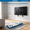 NONE Supporto TV universale a parete WETECH W5510 per schermi piatti HDTV da 26-63 pollici, carico massimo 50 kg, VESA da 200x200 a 400x400 mm, supporto TV robusto.