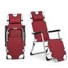 NONE Sedia Sdraio Pieghevole da Giardino 200cm, Poltrona Relax Reclinabile con Poggiatesta Rimovibile, Lettino Prendisole per Campeggio Spiaggia Balcone, Portata 150kg,
